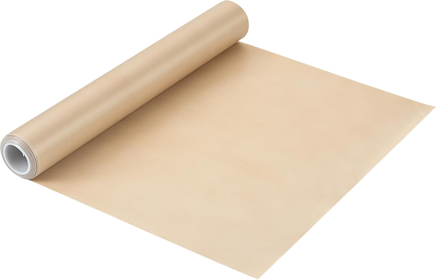 Restaurantware Non-Stick Pan Liner Roll 1 Count 18 Inch 54 Feet PTFE Coated Reusable Baking Mat, Heat-Resistant Non-Stick Oven Safe Baking Sheet Brown for Commercial or Home Use