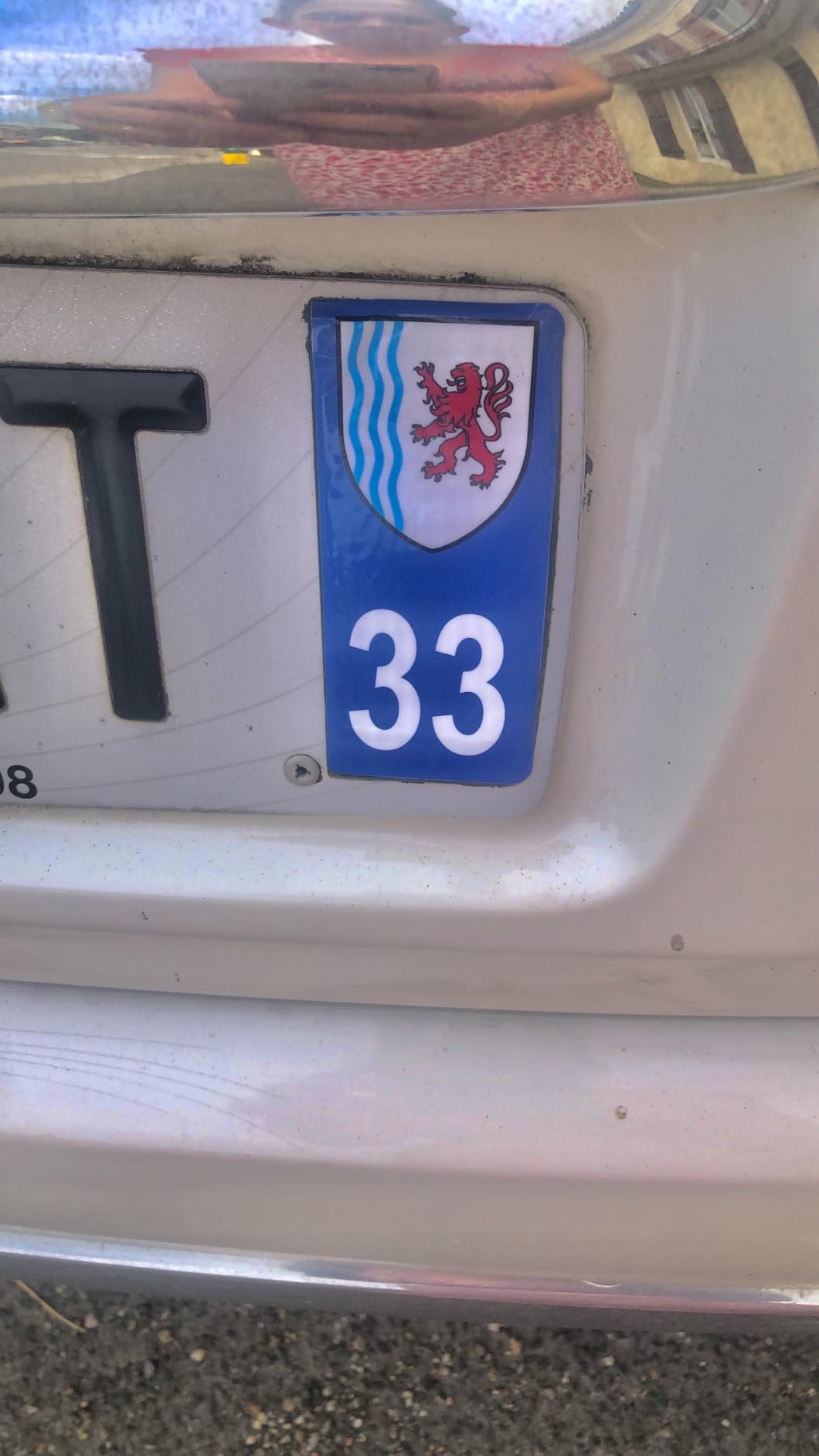 Autocollants Plaque Département 95 - Set De 2 Stickers Région Île-de-France - Décor Voiture Ou Objet