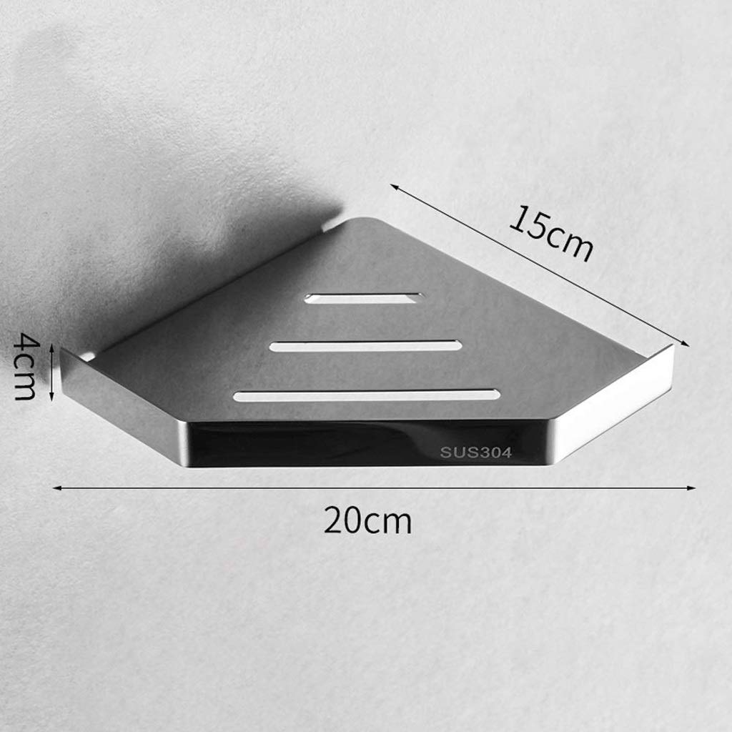 Estantes de baño, Estante esquinero para Ducha de baño, Carrito esquinero para Ducha, Montaje en Pared, estantes de Almacenamiento de Acero Inoxidable 304, cestas Triangulares de níquel