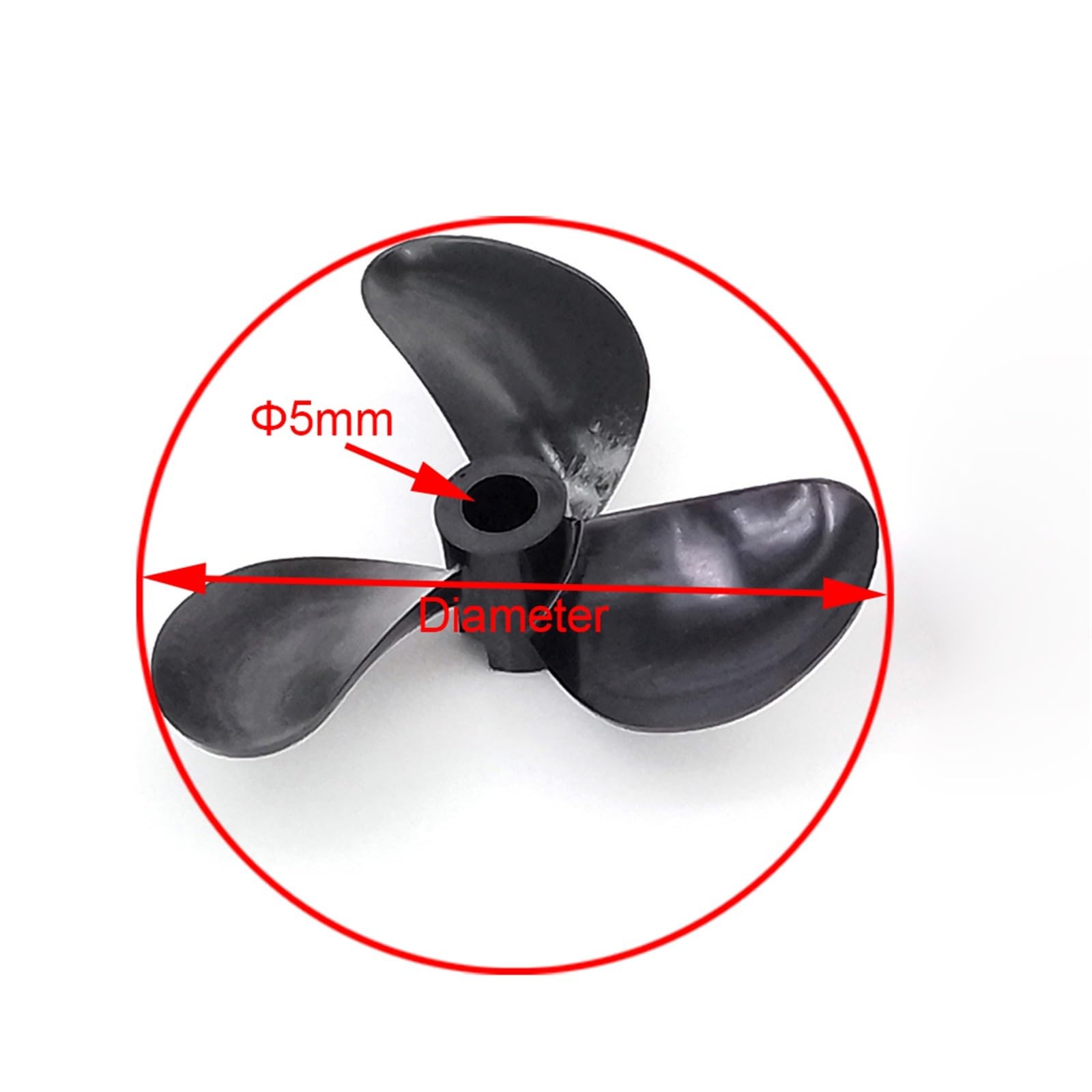 IWBR 2 pièces RC Bateau hélice 5mm Arbre 52mm 56mm 3 pales Accessoire for RC Bateau appât pêche remorqueur Bateau sous-Marin ROV (Color : 2PC 56mm Left Hand IWBR 2 pièces RC Bateau hélice 5mm Arbre 52mm 56mm 3 pales Accessoire for RC Bateau appât pêche remorqueur Bateau sous-Marin ROV (Color : 2PC 56mm Left Hand