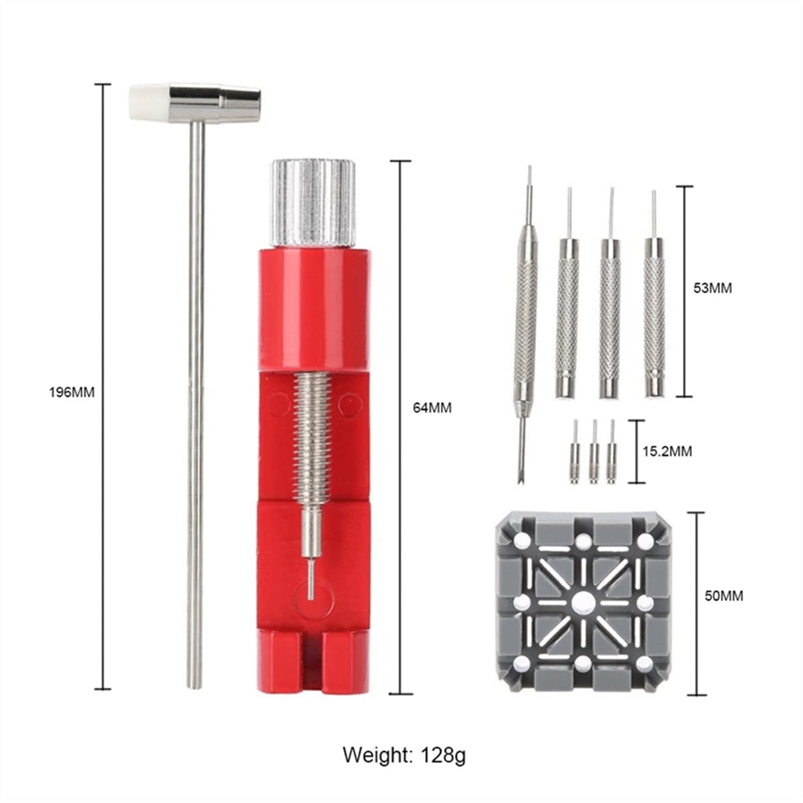 Ensemble d'outils de réparation de Montres 10 pièces/Ensemble， kit d'outils de réglage de goupille de chaîne de Bracelet ...，Set