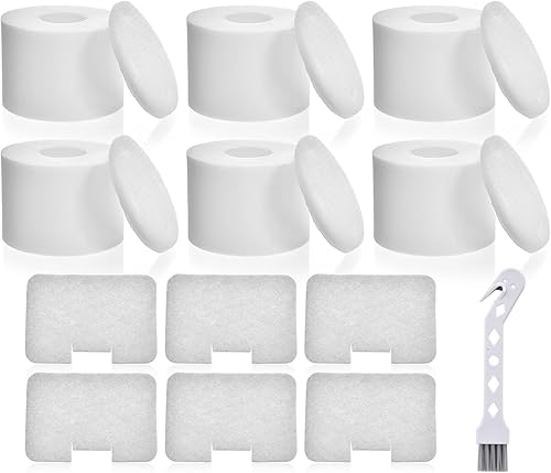 Paquete de 6 filtros de repuesto para aspiradora vertical Shark Navigator Deluxe NV42, NV4226, NV46, NV44, NV4626, UV402, NV36, pieza de filtro