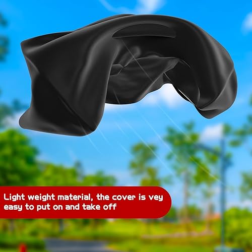 Miniatura 6 de CHENHAO Cubierta de mesa al aire libre redonda impermeable para muebles de patio, resistente a los rayos UV, para mesa redonda exterior y sillas,