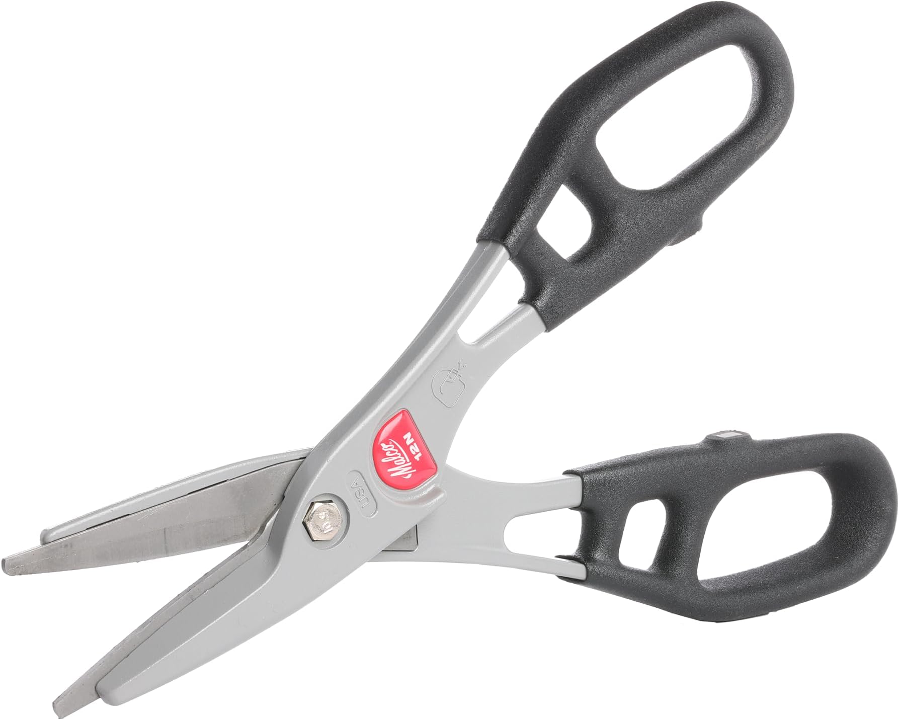 Malco M12NG 12 in. Straight Cut Aluminum Snip with Comfort Grip