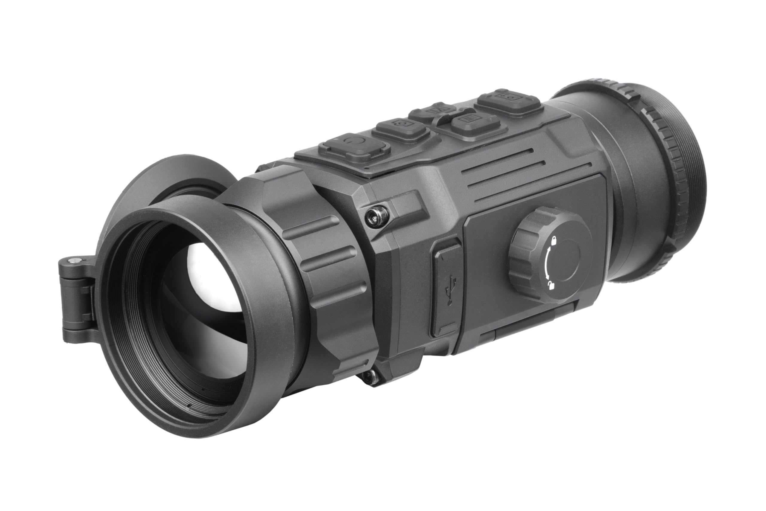 AGM Global Vision Rattler-C V2 Thermal Imaging Clip-On riflescope with high Sensitivity Thermal Optic Detector, Thermal Clip-On System Quick Day Optic Conversion with on-Board recoding, Wi-Fi
