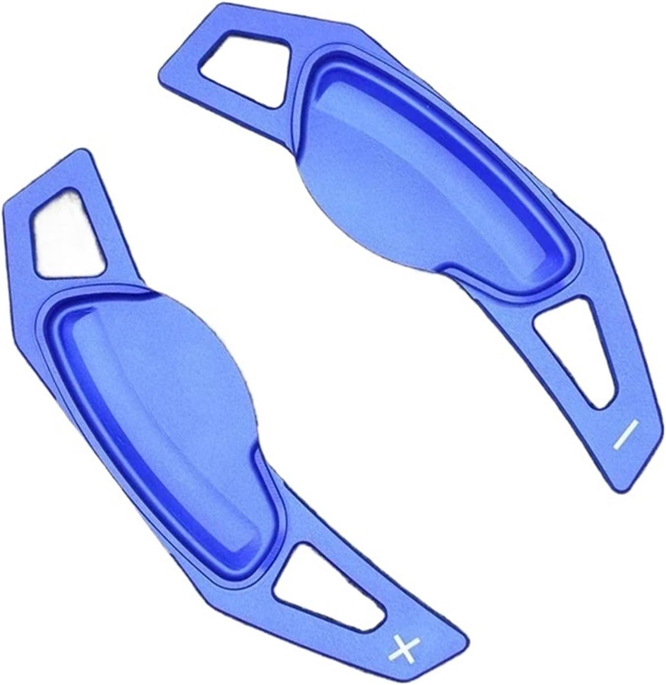 MUSM Car Accessories Steering Wheel Shift Paddle Extend Direct Paddle Extension Fit for Smart 451 453 Two 09-16 Four 2015-2016(TB016-BL)