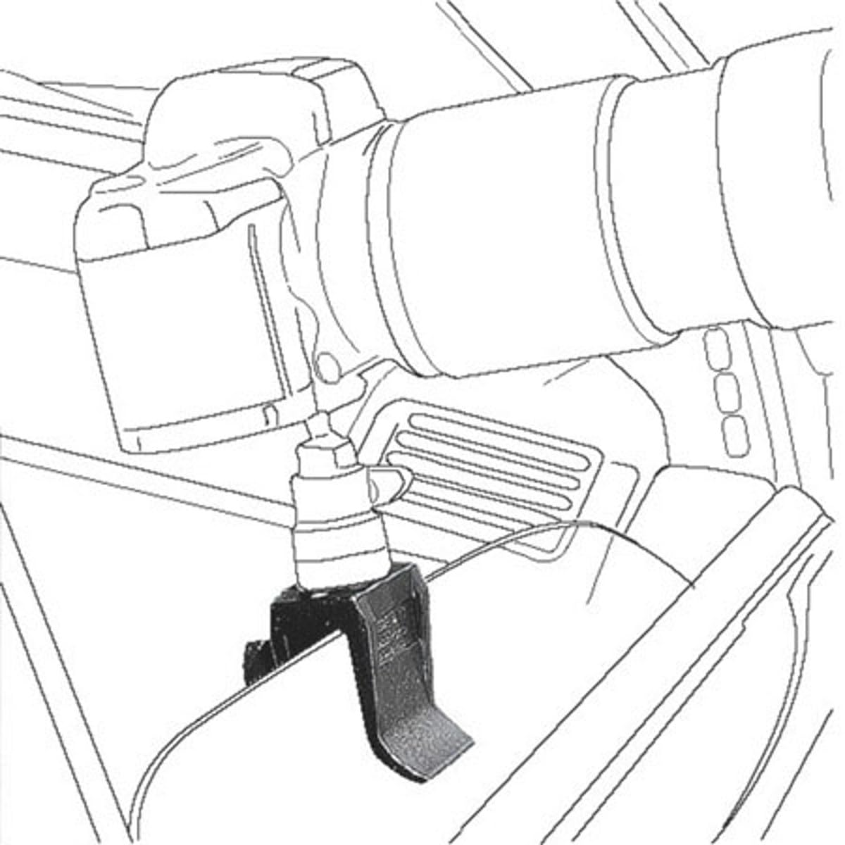Manfrotto 243 - Soporte de móviles para Coches, Negro