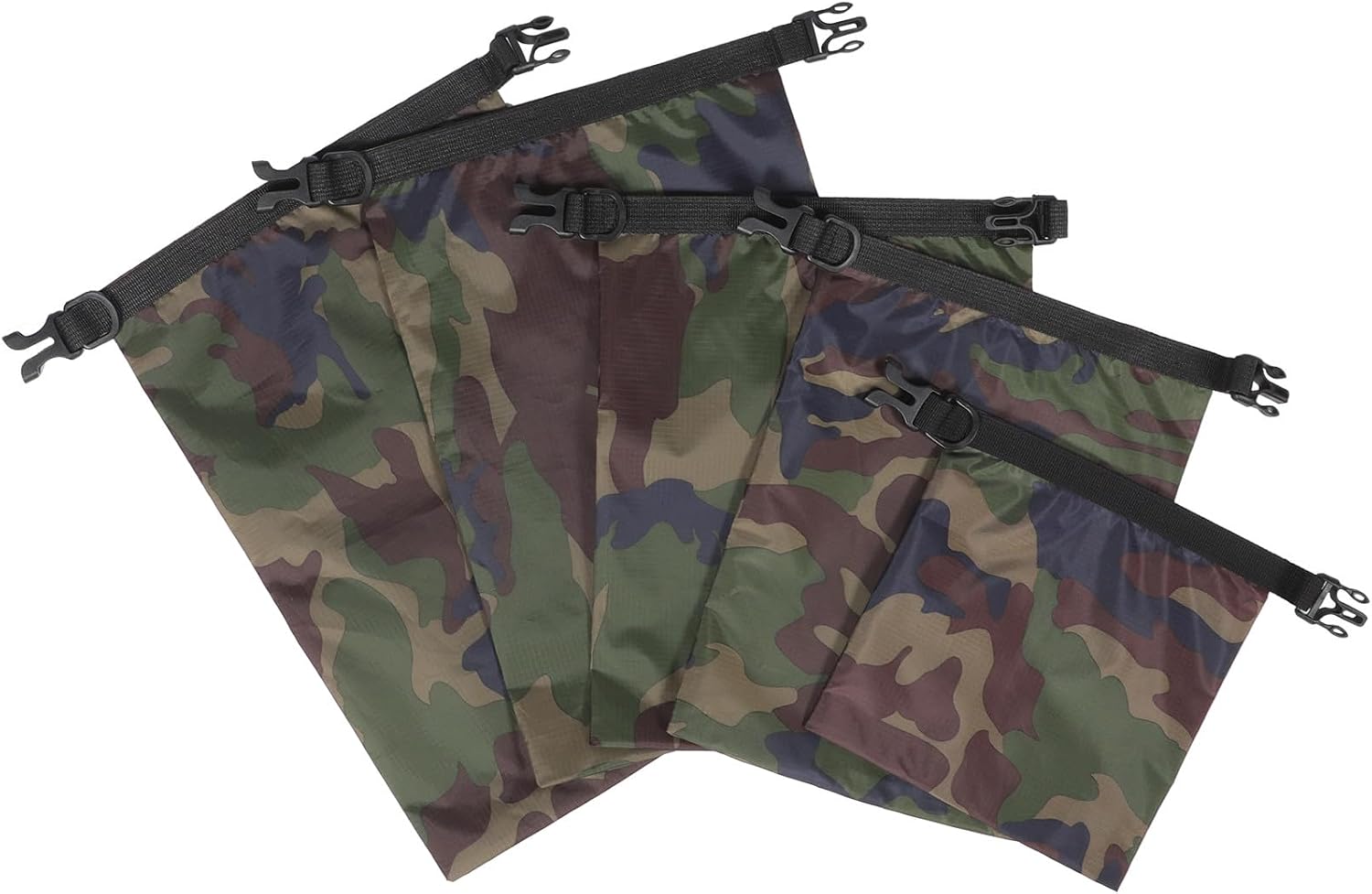 Kichvoe 5pcs Waterproof Dry Storage Bags for Boating and Outdoor Use