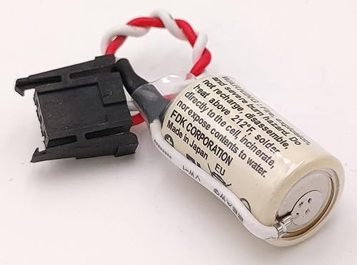 Miniatura 4 de Zivases FDK 3V CR14250SE 12AA 3V Batería de litio PLC para Sanyo 1747-BA CR14250 CR12AA fuente de alimentación de reserva con conector negro