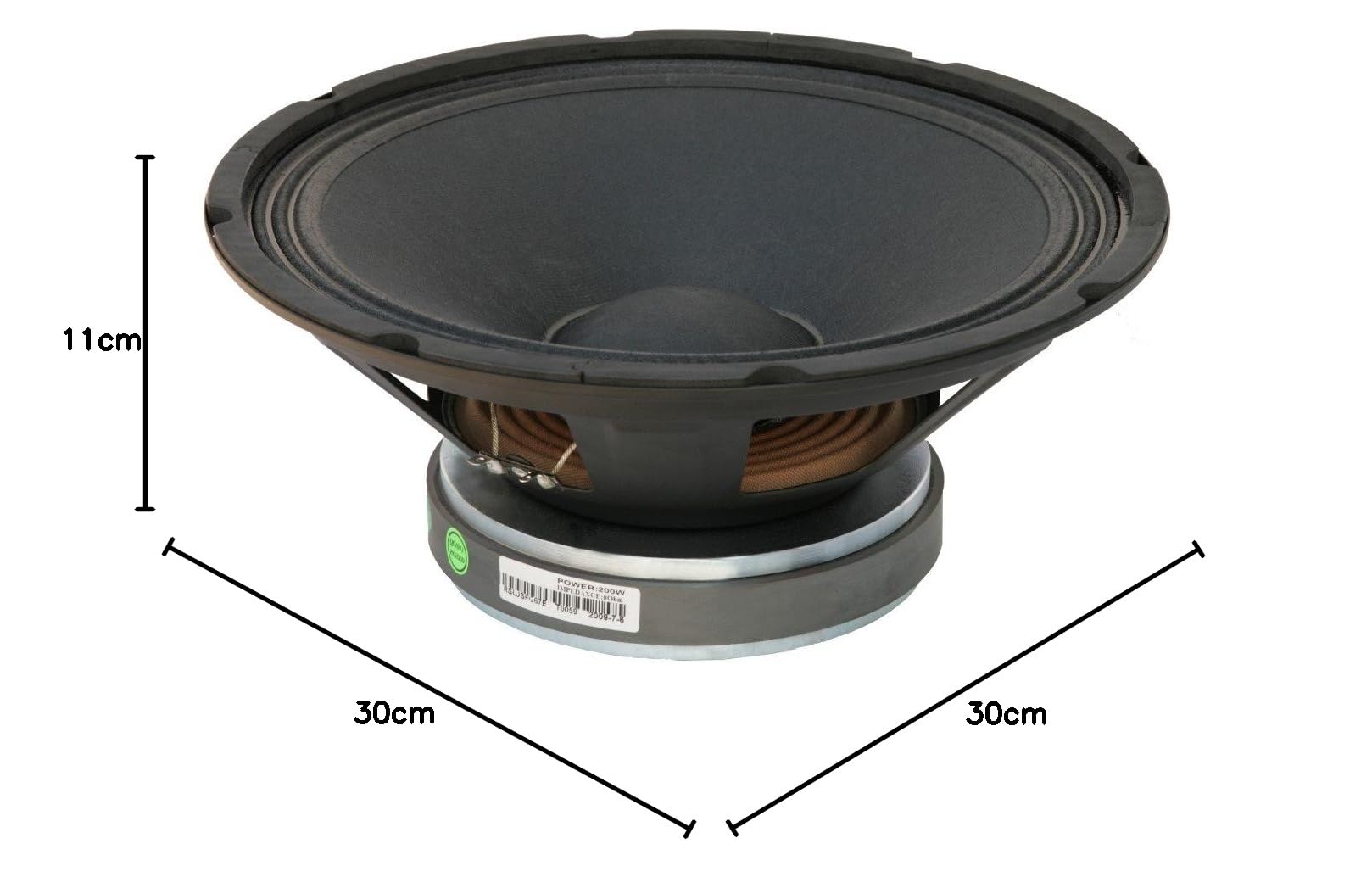 JB Systems PWX12/200 Basslautsprecher 200W/8Ohm