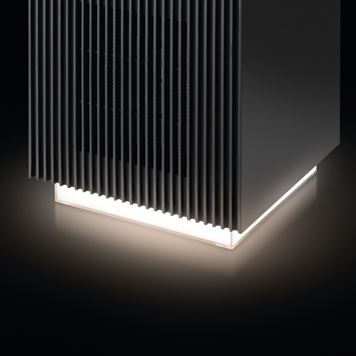 MACOM Termoventilatore Ceramico 2000W con Display LED e Luce Soffusa Atmosfera – Riscaldamento Rapido ed Elegante – Enjoy & Relax 931 Light Cube Heater