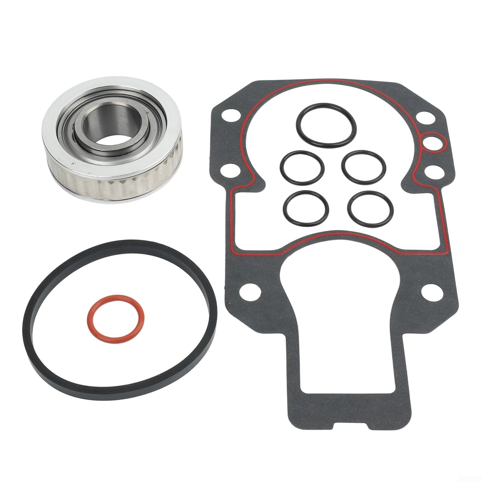 Kit soffietto di riparazione dello specchio di poppa per MerCruiser One Gen 1 R Stern Drive sostituisce 30-803097T1 Include giunto a U Soffietto del cambio Cuscinetto Gimbal Guarnizione per