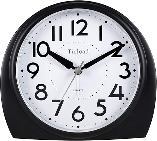 Reloj despertador analĂłgico silencioso de 5.5 pulgadas sin tictac, despertador suave, sonidos de pitido, aumento de volumen, funciones de repeticiĂłn Reloj despertador analĂłgico silencioso de 5.5 pulgadas sin tictac, despertador suave, sonidos de pitido, aumento de volumen, funciones de repeticiĂłn