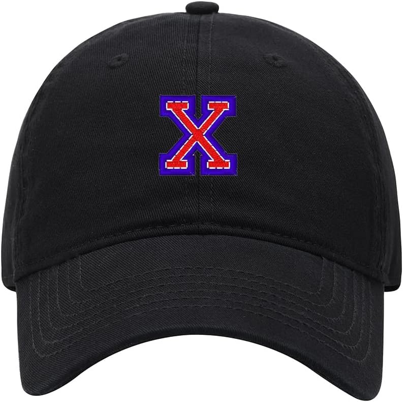 Baseball Cap Men Design Letter X Embroidered Washed Cotton Dad Hat Baseball Caps