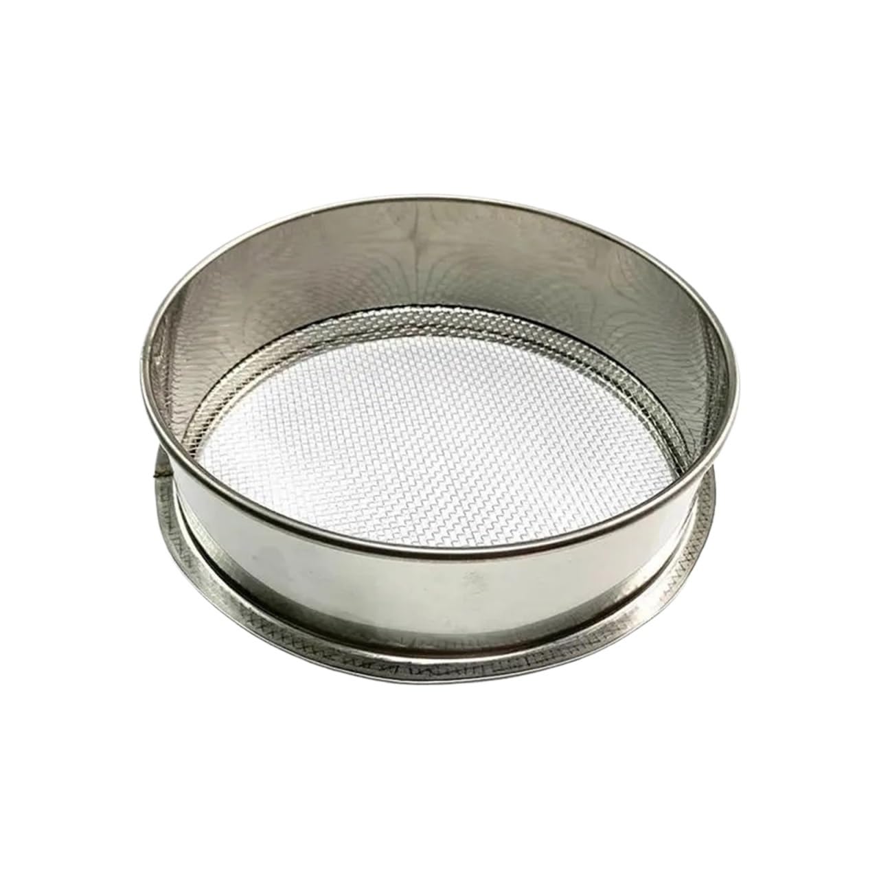 Sito ogrodowe 20 cm 30 cm 3 mm 8 oczek Narzędzie do przesiewania kompostu ze stali nierdzewnej do ogrodnictwa(20cm 3mm 8 Mesh)