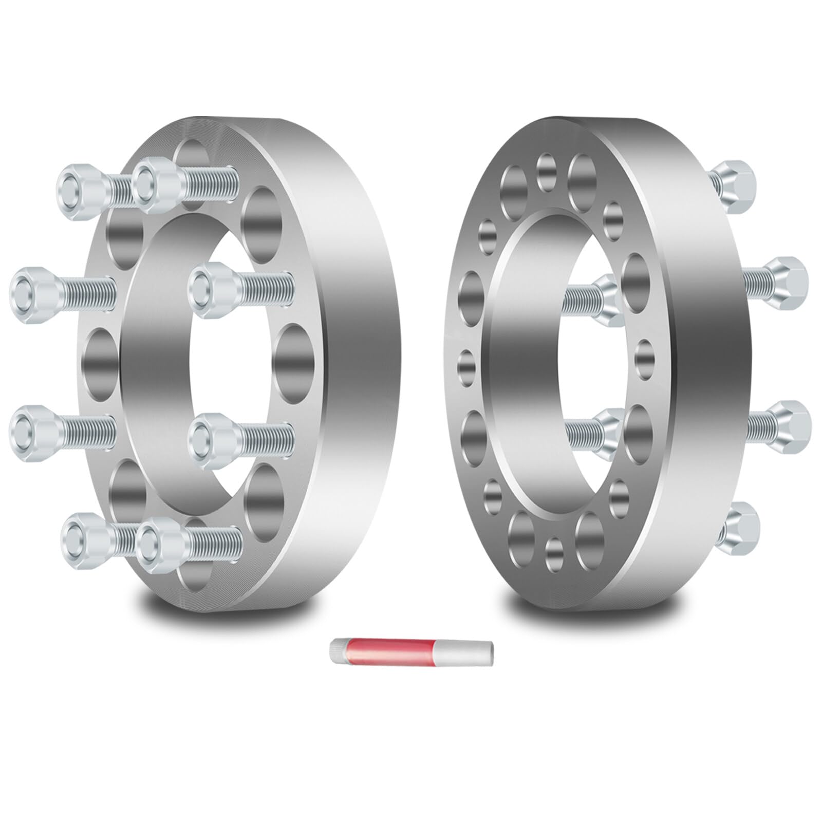4Pcs Wheel Spacers 8x6.5 1 For Silverado Sierra 2500 HD Ram 2500 3500