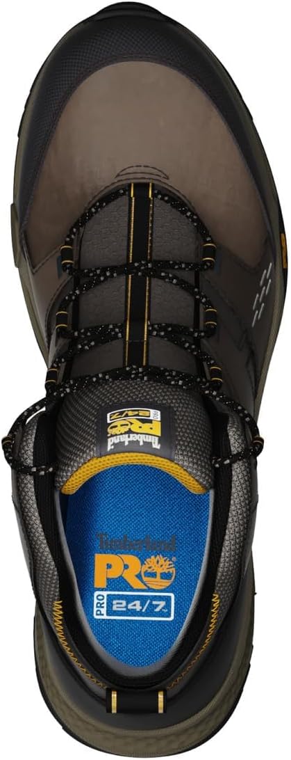 Timberland PRO メンズ スイッチバック Lt 6インチ スチール 安全つま先 静的散逸 インダストリアルワークハイカーブーツ