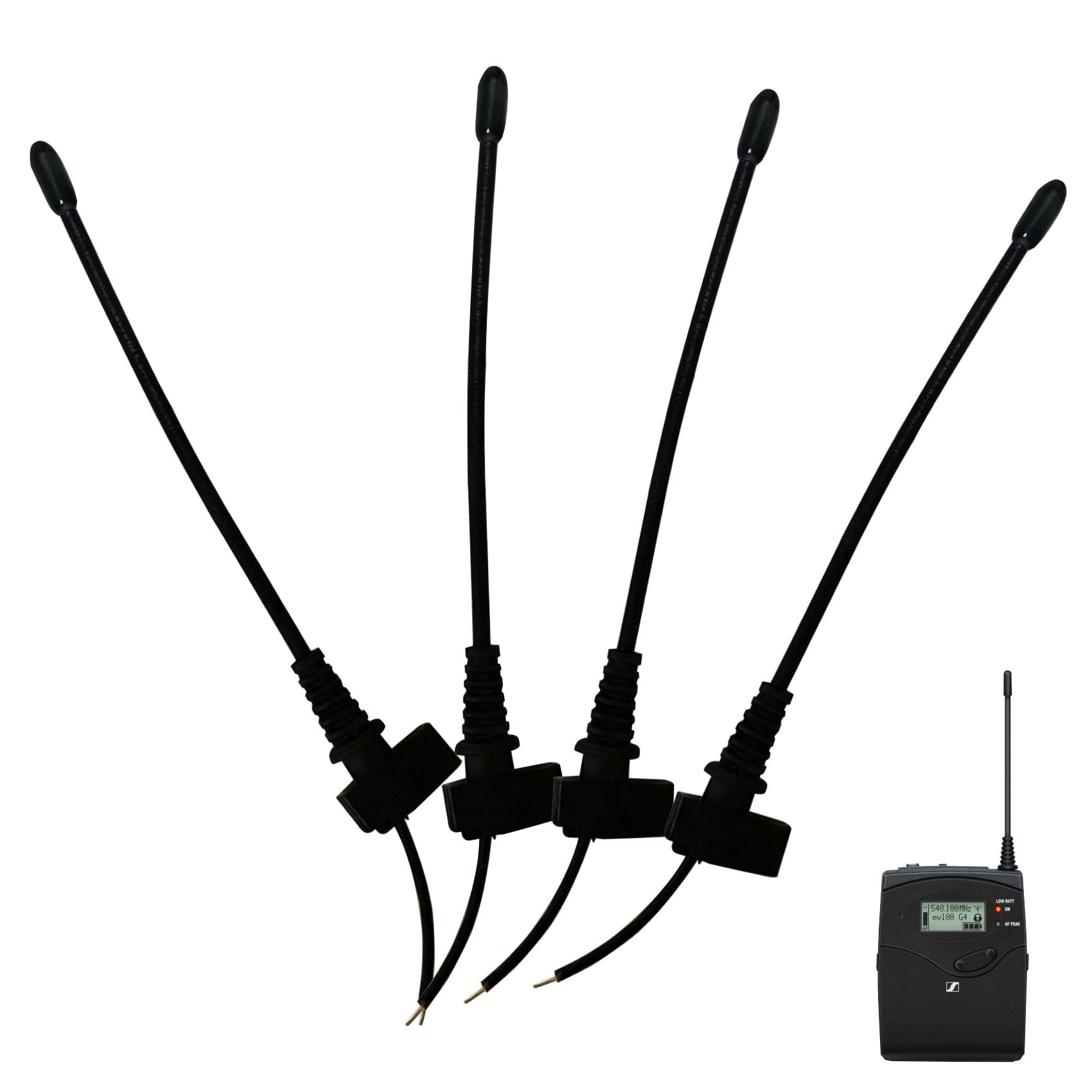 Photo 1 of ?4PK? Antenna for Sennheiser EW100G2/100G3 Wireless Microphone/IEM Bodypack Transmitter Receiver, Antenna Frequency Covered 460-999 MHz, Replace for Sennheiser EW100G2/100G3 Antenna