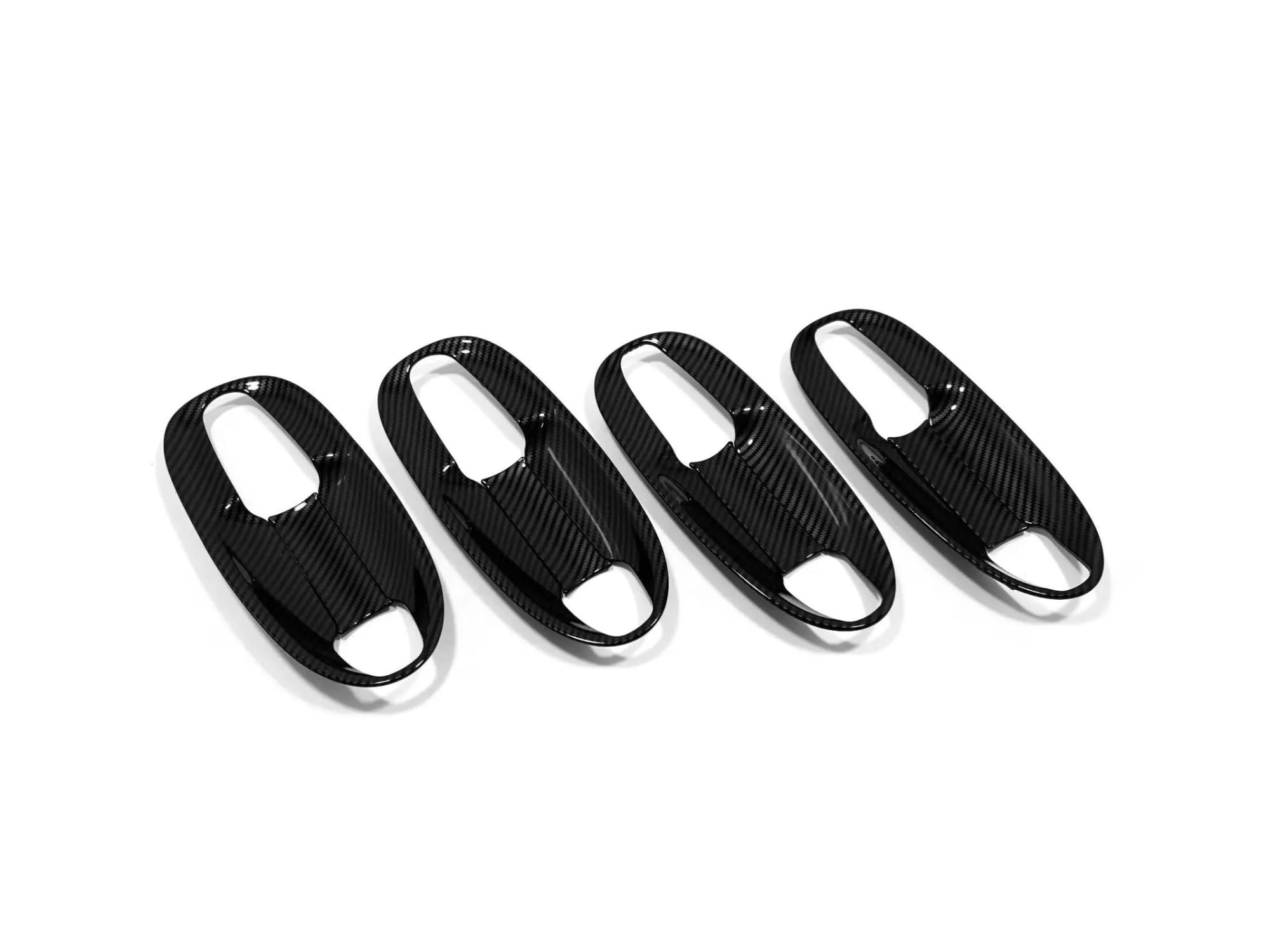 UJNHEQ for Benz for Vito W447 V-Class 2014 2015-2020 ABS Glossy Black Door Handle Cover Bowl Frame Trims Car Accessories(Type C)