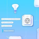 TP-Link TAPO P100 – Wi-Fi Mini Smart Plug, Ideal for Scheduling Linking/Unlinking and Economizing Energy, Compatible with Alexa and Google Home, cor Branca