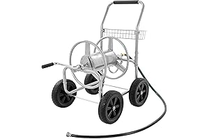VEVOR Garden Hose Reel Cart, Heavy Duty Hose Reel, Holds Up to...