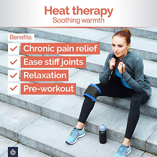 Gelpacks Direct - Reusable Knee Ice Pack Wrap for Sports Injuries & Knee Pain Relief. 3-in-1 Hot and Cold Compress Knee Support for Arthritis, Replacement Surgery, Swelling & Joint Pain. - Image 6