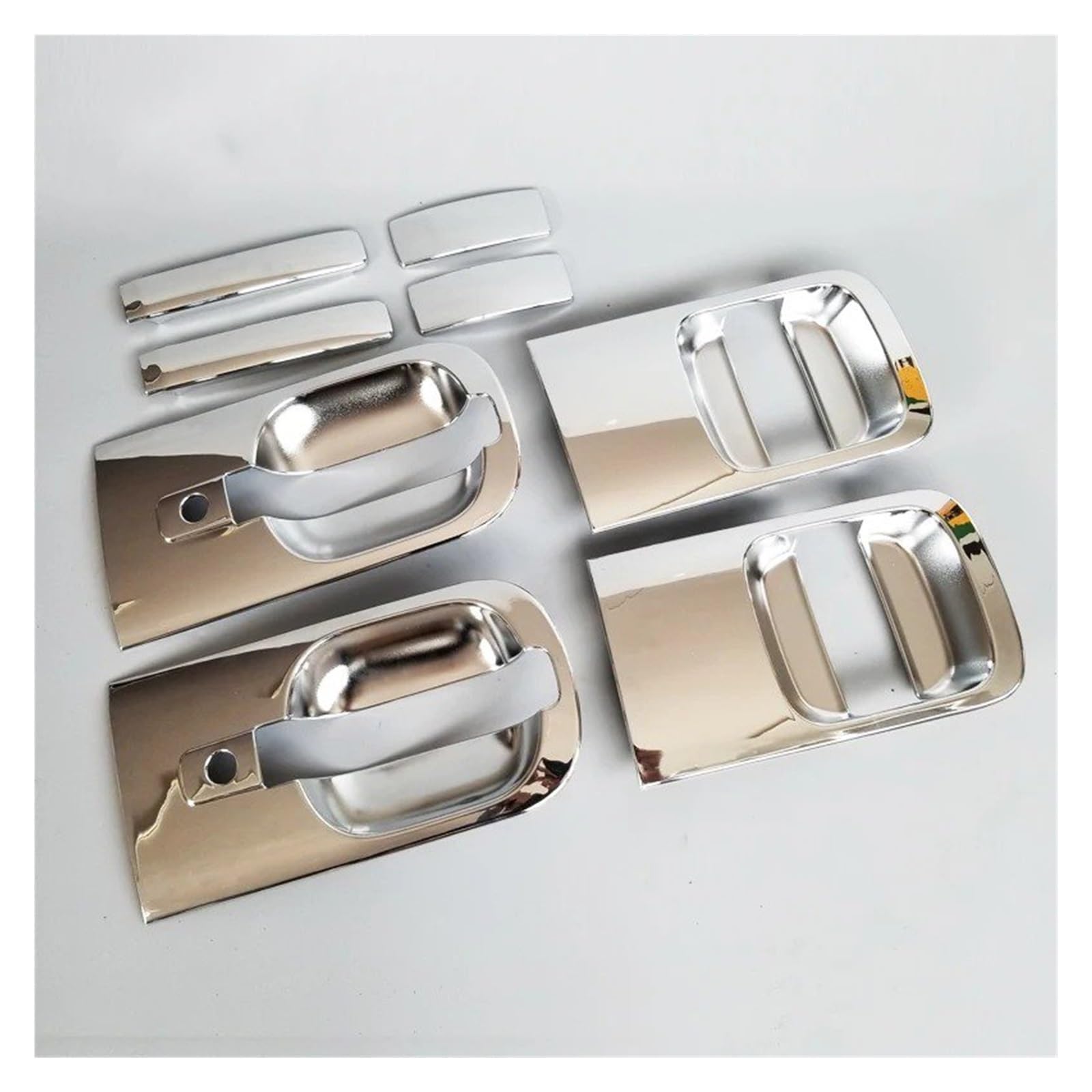 Tingyus One Color Ourside Outer Door Handle For Hyundai H1 For Grand For Starex I800 Chrome Front Rear Door Outer Handle Cover
