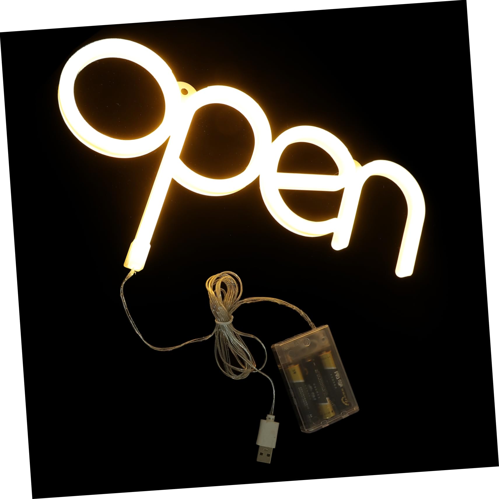 Hemobllo Letrero de Neón LED para Decoración de Paredes Luz Clara, Material Pvc y Alimentación por 3 Pilas Aa, Adecuado para Fiestas y Cumpleaños