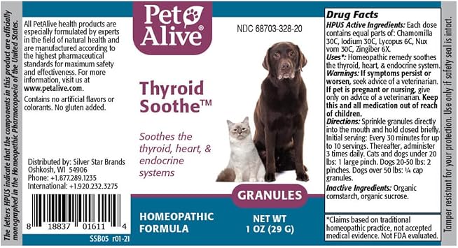 PetAlive Thyroid Soothe Granules 2 Pack