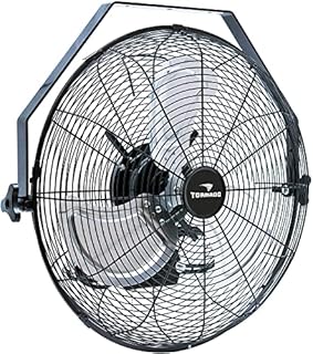 Tornado - 18 Inch High Velocity Industrial Wall Fan with TEAO Enclosure Motor - 4000 CFM - 3 Speed - 6.5 FT Cord - Industrial, Commercial, Residential Use - UL Safety Listed