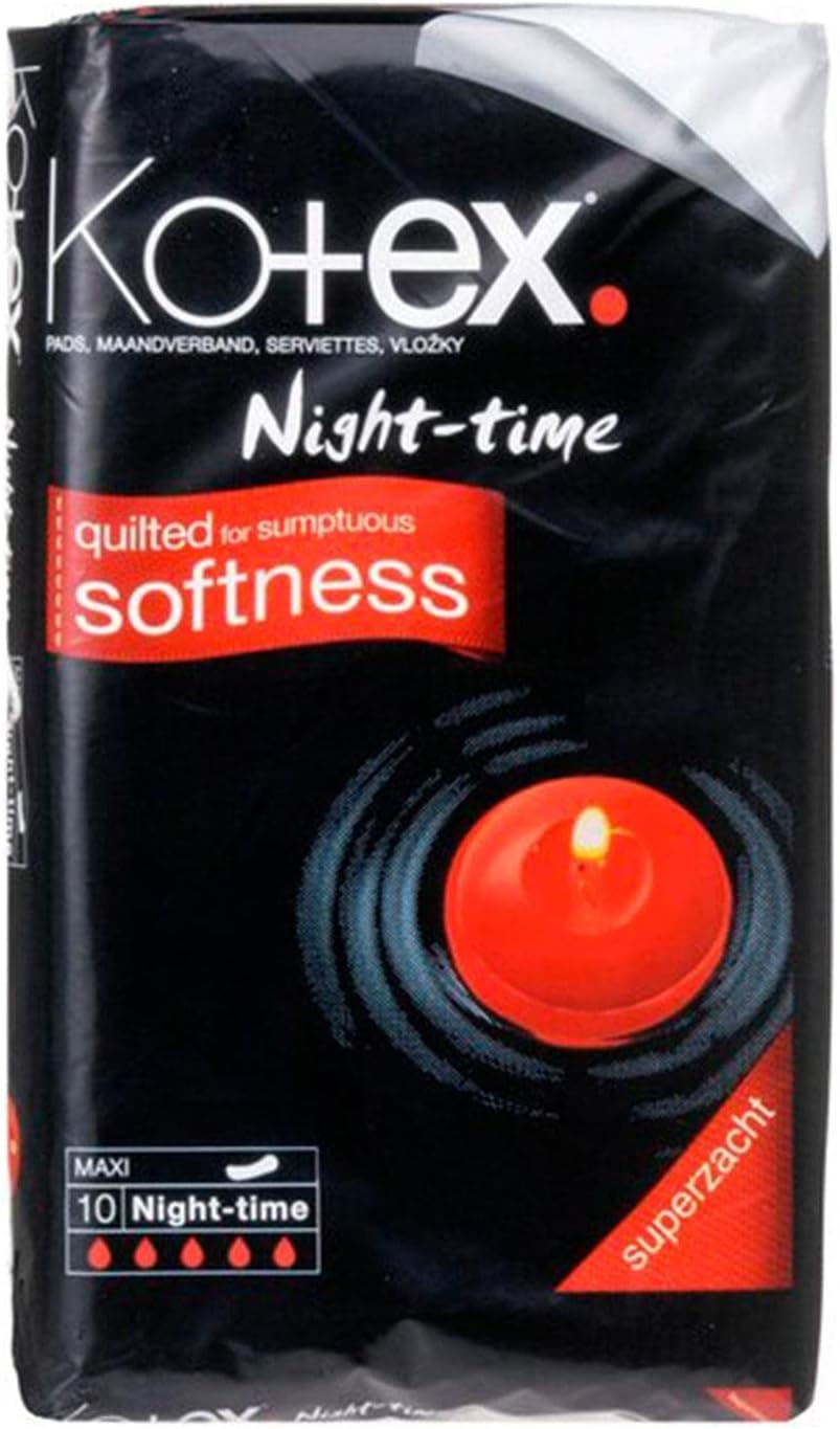 U By Kotex Security Maxi Pads, Long Super, Fragrance-Free, Case Of 176