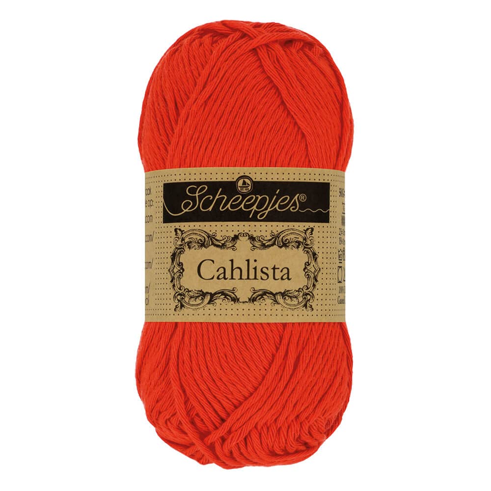 Scheepjes - Scheepjes Cahlista 390 Poppy Rose Yarn - 1x50g