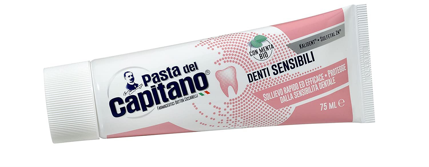 Pasta del Capitano Sensible Zähne Zahnpasta, 75 ml