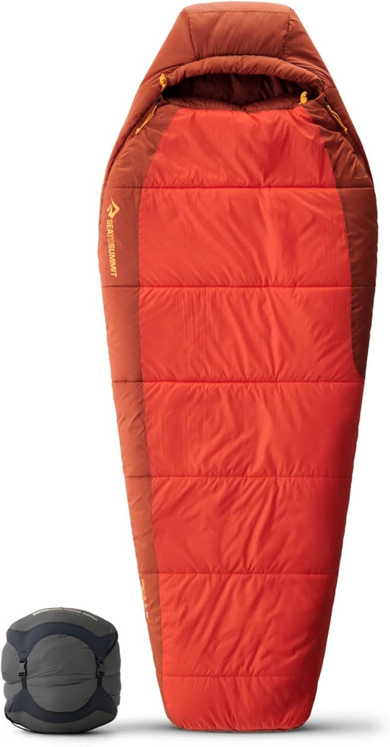 SEA TO SUMMIT - Hamelin Damenschlafsack Kunstfaser (–1 °C) - Konturiert - Free-Flow-Reißverschluss - Revive Loft-Isolierung - RCS-Recyclingmaterialien - Camping & Wanderungen
