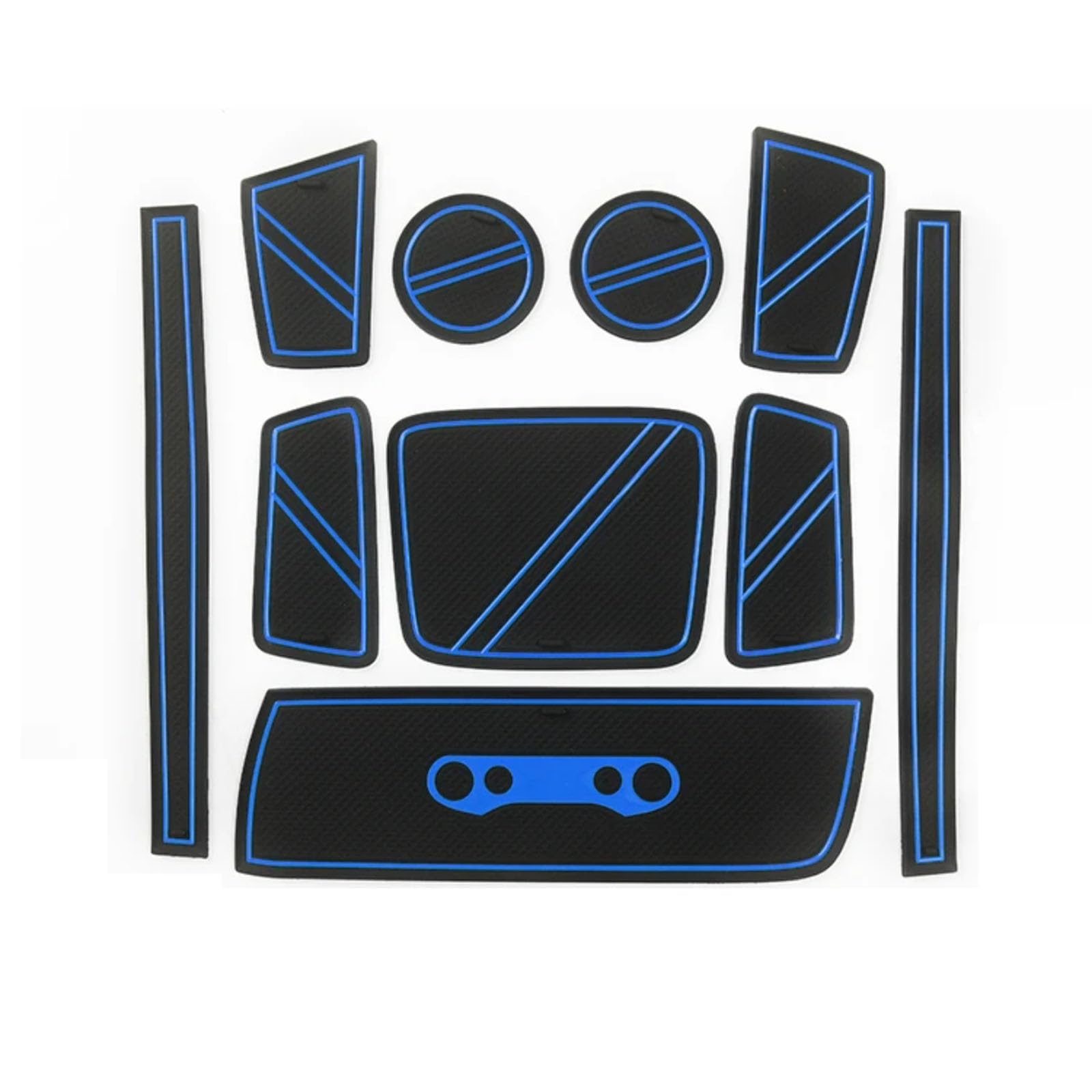 ahhccne Rubber Mats for Centre Console for Hyundai Casper 2021+, LHD Rubber Mats for Centre Console