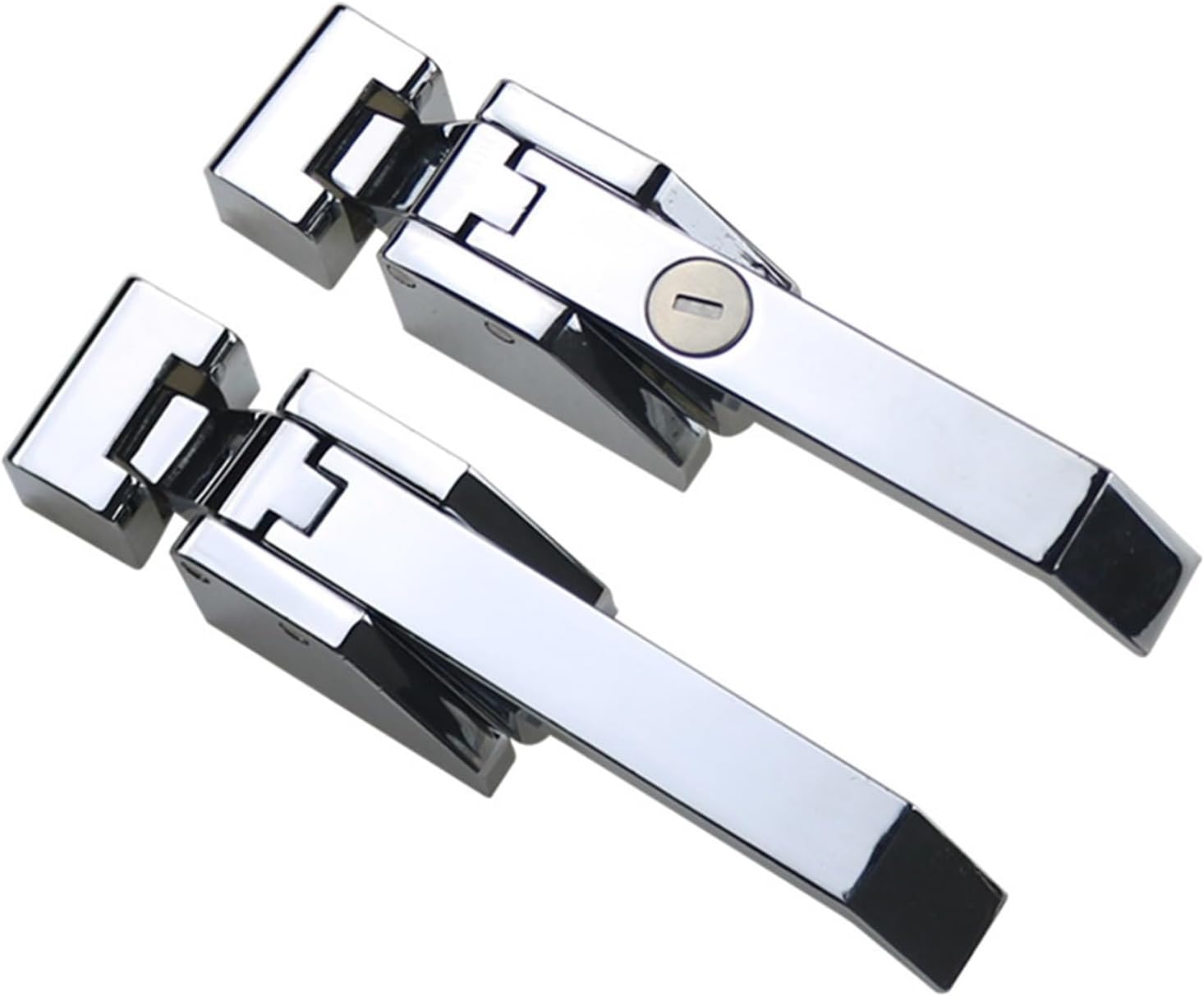 Zinc Alloy Vacuum Tight Closing Handle for Refrigerated Storage Industry Heavy Hinge 1Pcs(No Lock Cylinder)