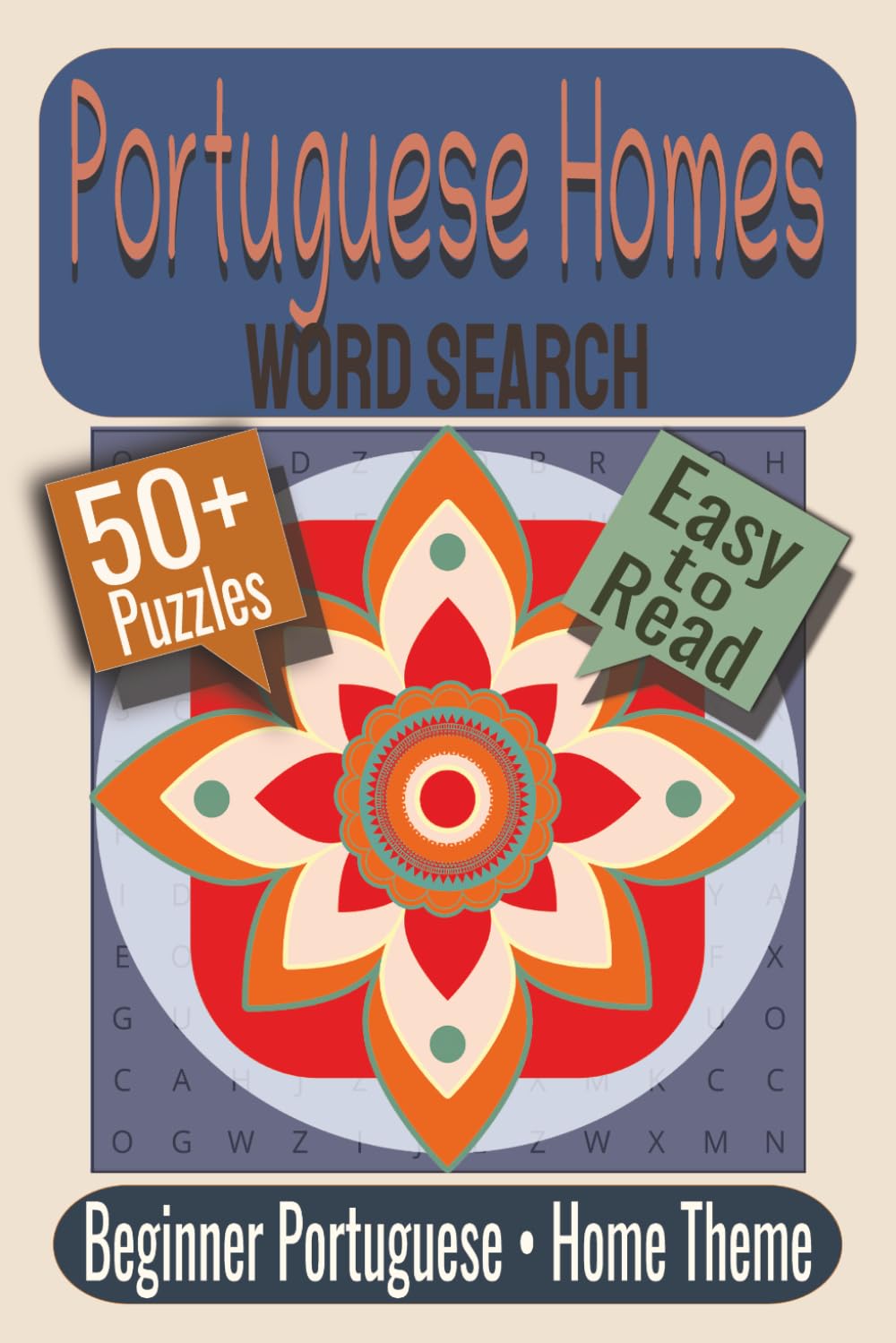 Portuguese Homes Word Search Puzzle Book: Puzzles featuring Household Items, Kitchen Tools, Home Living Vocabulary