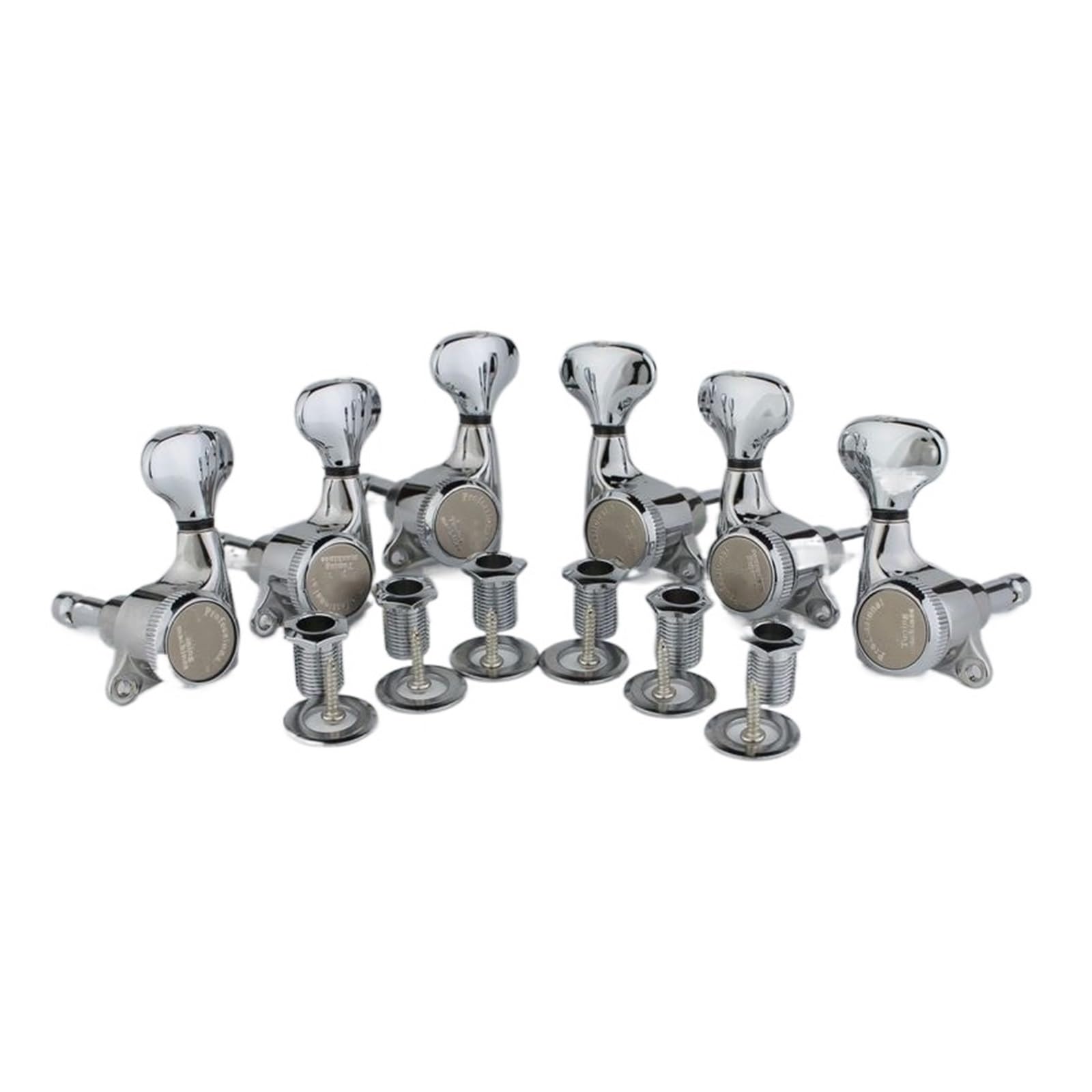 Gitarren Saiten Stimmgerät Gitarren-Mechaniken, Mechaniken, Chrom-Locking-Saiten-Stimmschlüssel, Stimmwirbel Für LP-E-Gitarren (Color : 3R3L)