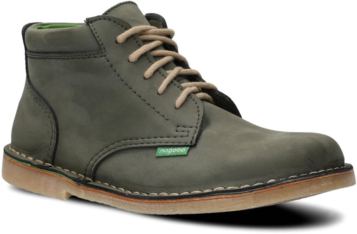 nagaba - Herenlaarzen - Herenlaarzen - Herfstschoenen, Leren laarzen, Veterschoenen, Heren enkellaarsjes - Styrogum, Model 076 - Beige - 41 nagaba - Herenlaarzen - Herenlaarzen - Herfstschoenen, Leren laarzen, Veterschoenen, Heren enkellaarsjes - Styrogum, Model 076 - Beige - 41