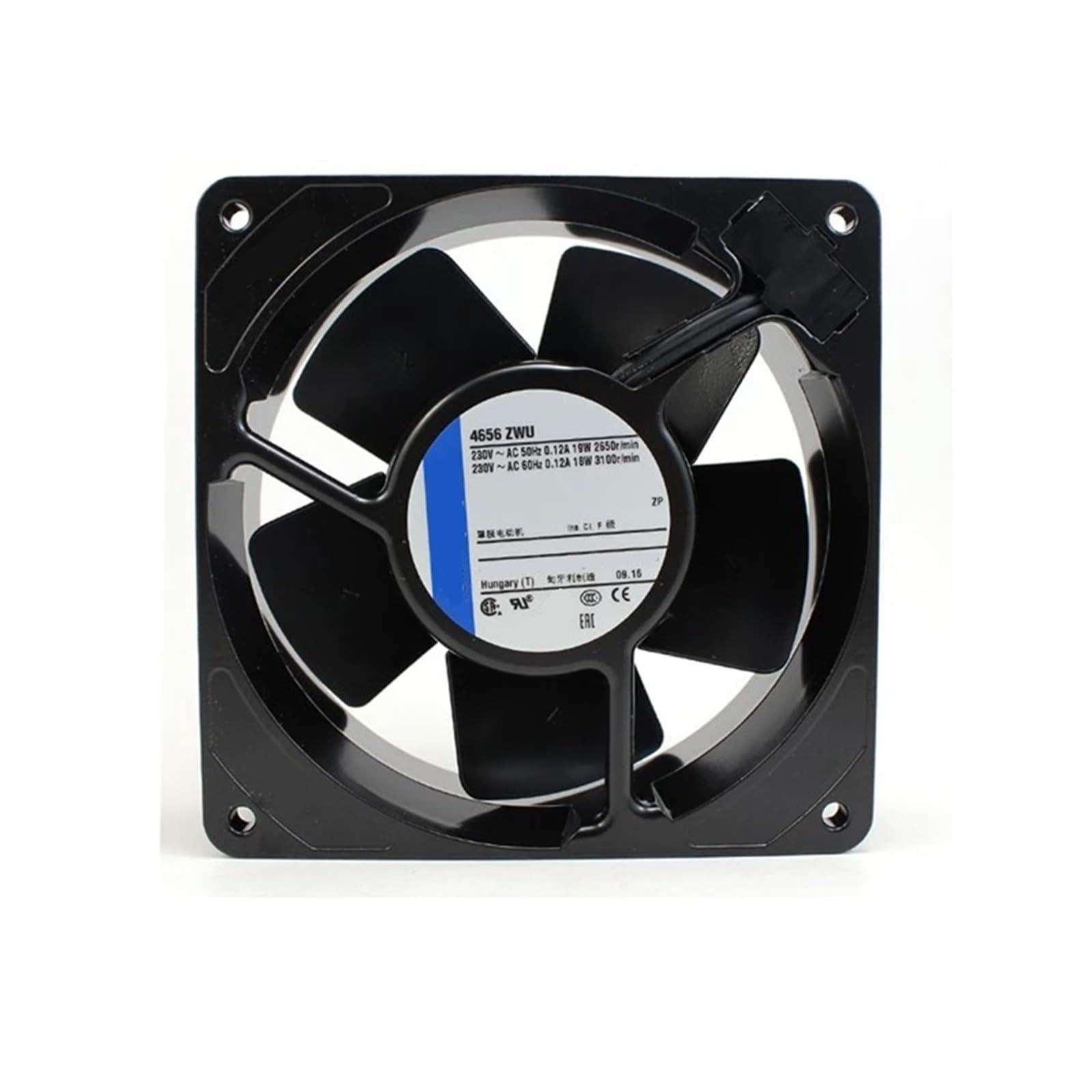 UWUKCJOKQ 1pcs Cooling Fan 4656ZWU AC 230V 0.12A 19/18W 2650/3100RPM 12CM 12038 120X120X38MM