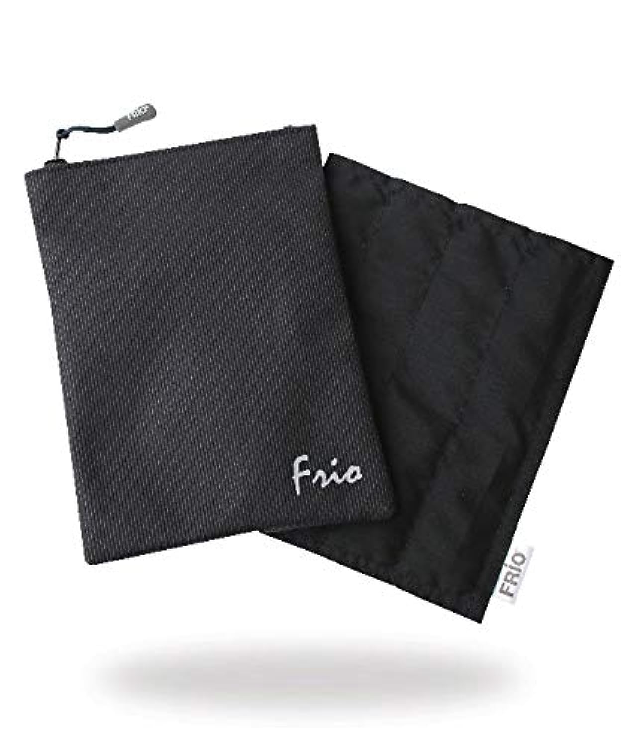FRIO Viva Grande en Negro | Bolsa isotérmica para insulina 14 x 19 cm para hasta 4 Plumas de insulina de tamaño estándar O una combinación de Plumas, ampollas y Cartuchos