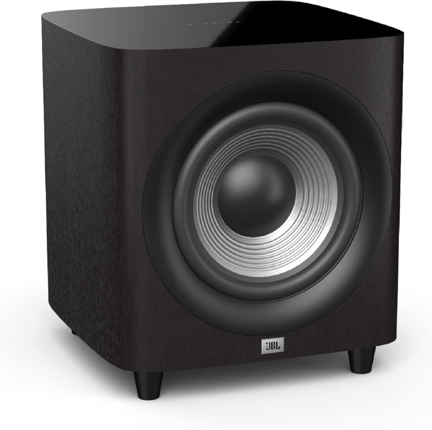 JBL Studio 660P, Dark Wood - Powered Subwoofer - 12” PolyPlas Cone Woofer with Dual Down-Firing Tuned Ports & 500w Rms Amplifier