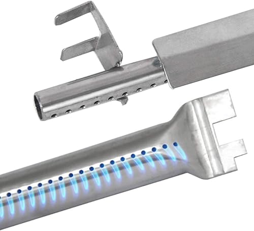 Miniatura 8 de Hongso 69785 Kit de tubos de quemador, barras aromatizantes de 15.3 pulgadas 7635, piezas de repuesto para parrillas de gas Weber Spirit 2 Burner