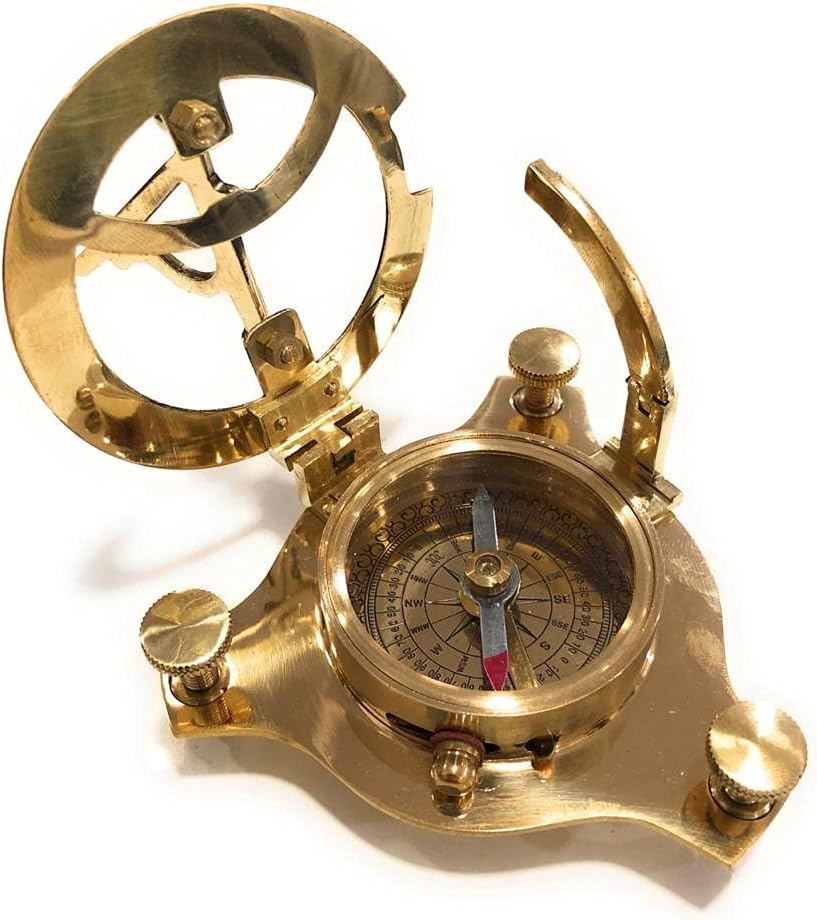 Sundial Compass Solid Brass Sun Dial