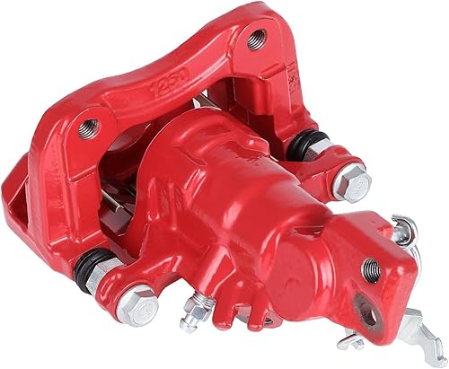 Miniatura 6 de SCITOO Pinza de freno trasera izquierda con soporte 19-B2069 rojo compatible para Acura TSX 2004-2008 para Honda para Accord 1998-2007