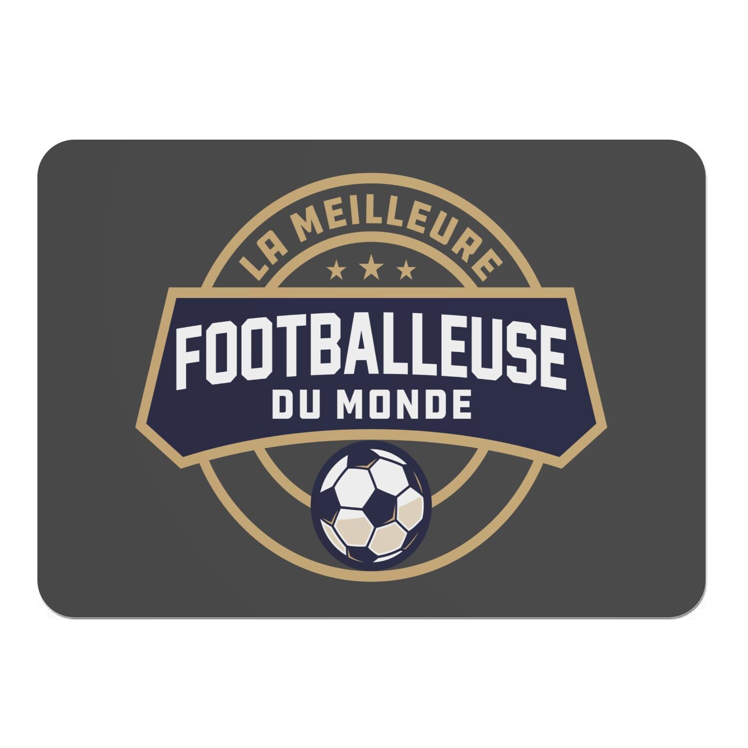 Football sport sets de table souples dessous en liège