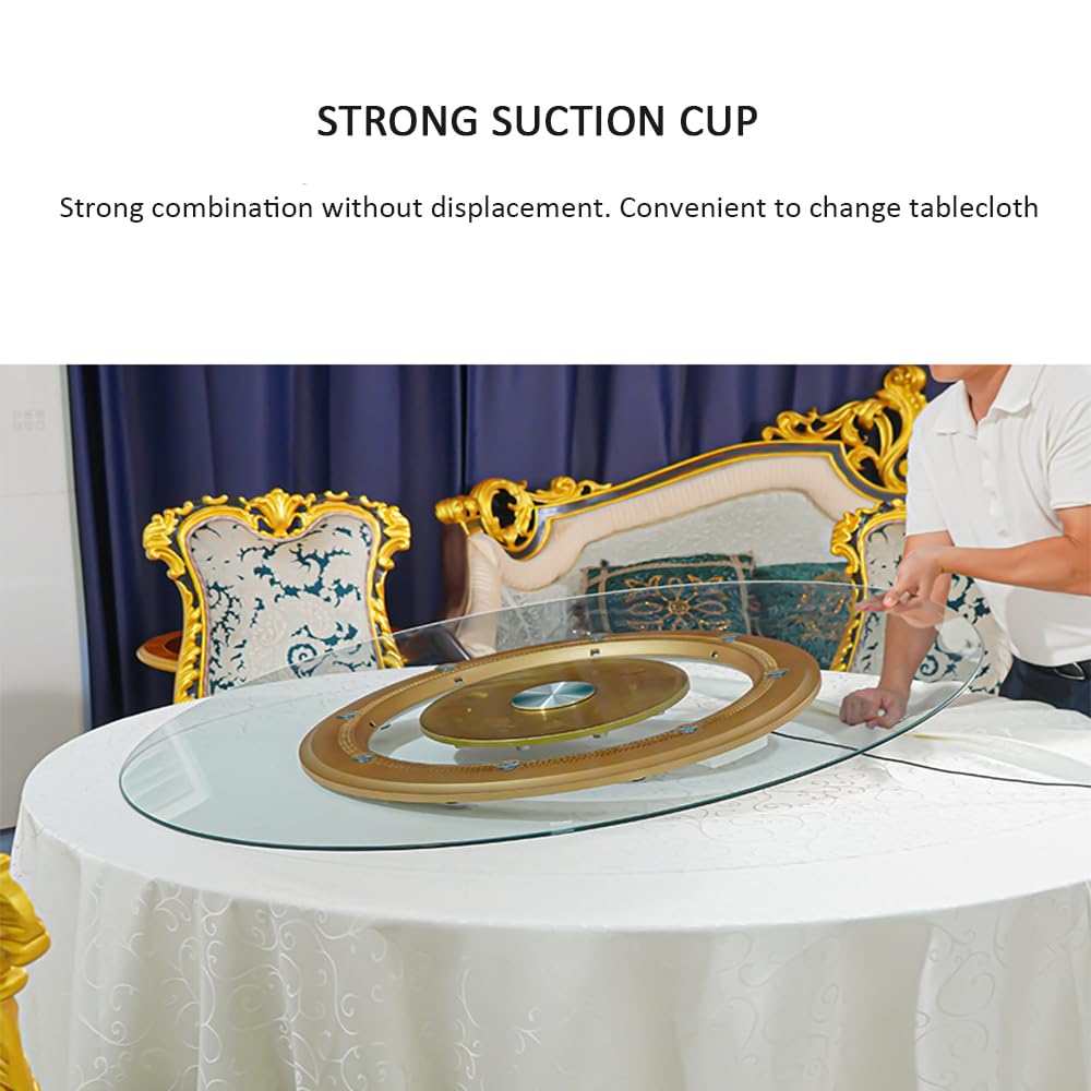 Electric Dining Table Turnstile Base Round Mute Hotel Restaurant Table Tower Max Load Capacity 100kg