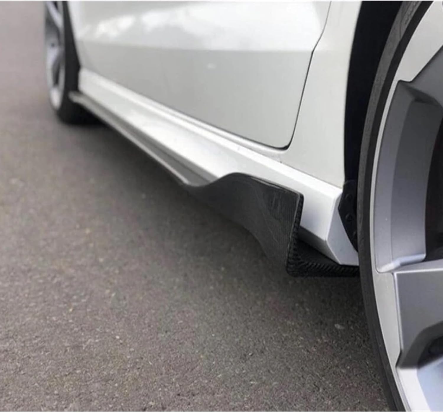 Carbon Fiber Body Side Skirt Kit Lip Splitter Trim Cover Spoiler Compatible with Audi A5 S5 RS5 B9 2017 2018 2019 2020 2021 Car Accessories(A5 S5 RS5 Sportback)