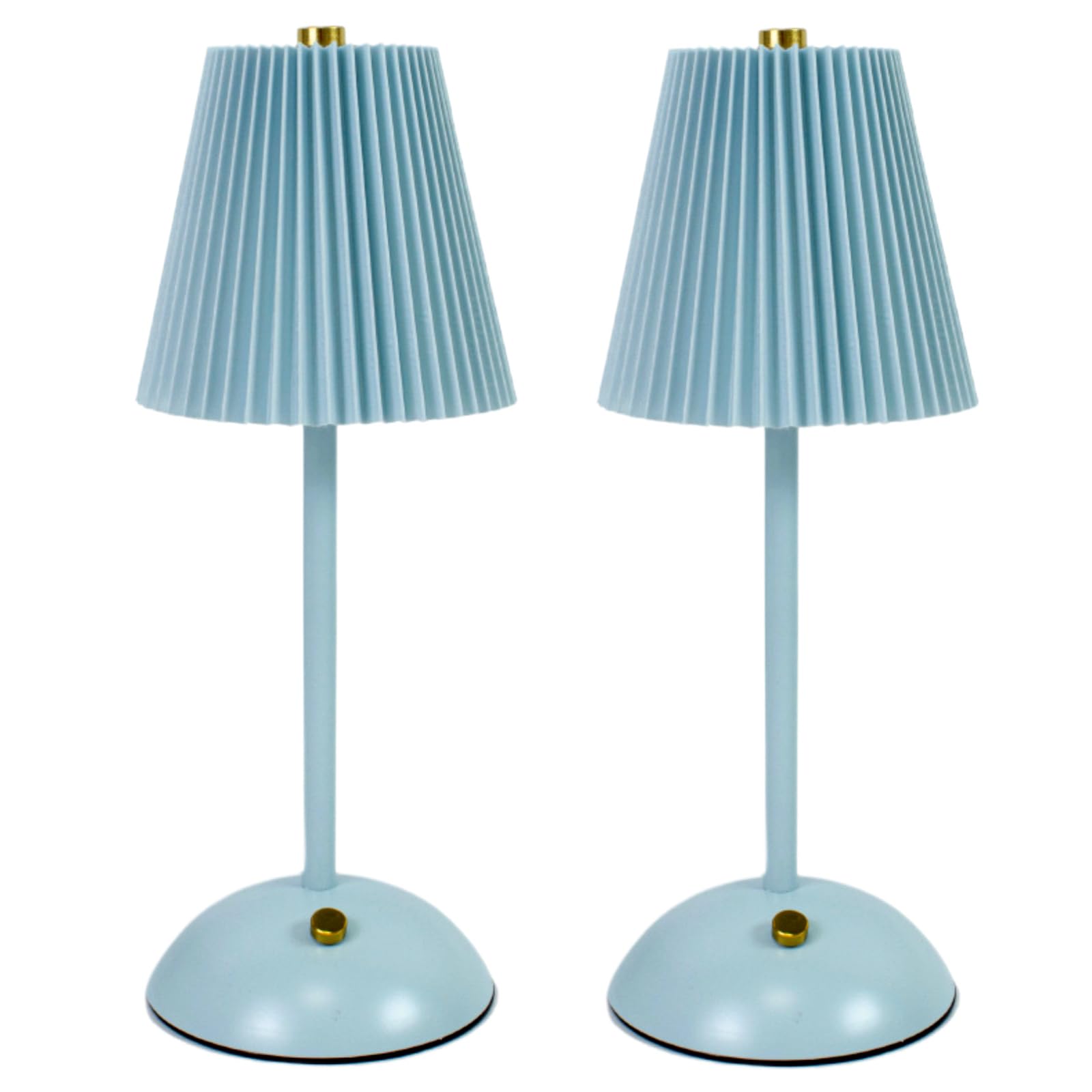 Bezprzewodowa lampa stołowa, 2 sztuki, zasilana bateriami, lampka nocna LED, 3 kolory, ściemniane, ze sterowaniem dotykowym, przenośna szafka nocna, dekoracja małego stołu, do sypialni, baru