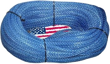 Splice Your own Winch Lines! U.S. Made 5/16" AMSTEEL Blue Winchrope Loose - Blue - 200 ft. 15,000lb MBS